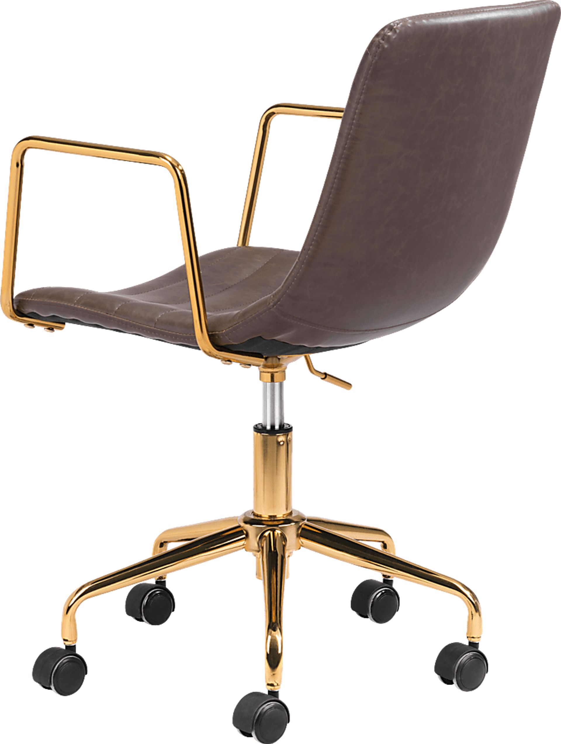 Vinicolla Brown Office Chair - Image 5