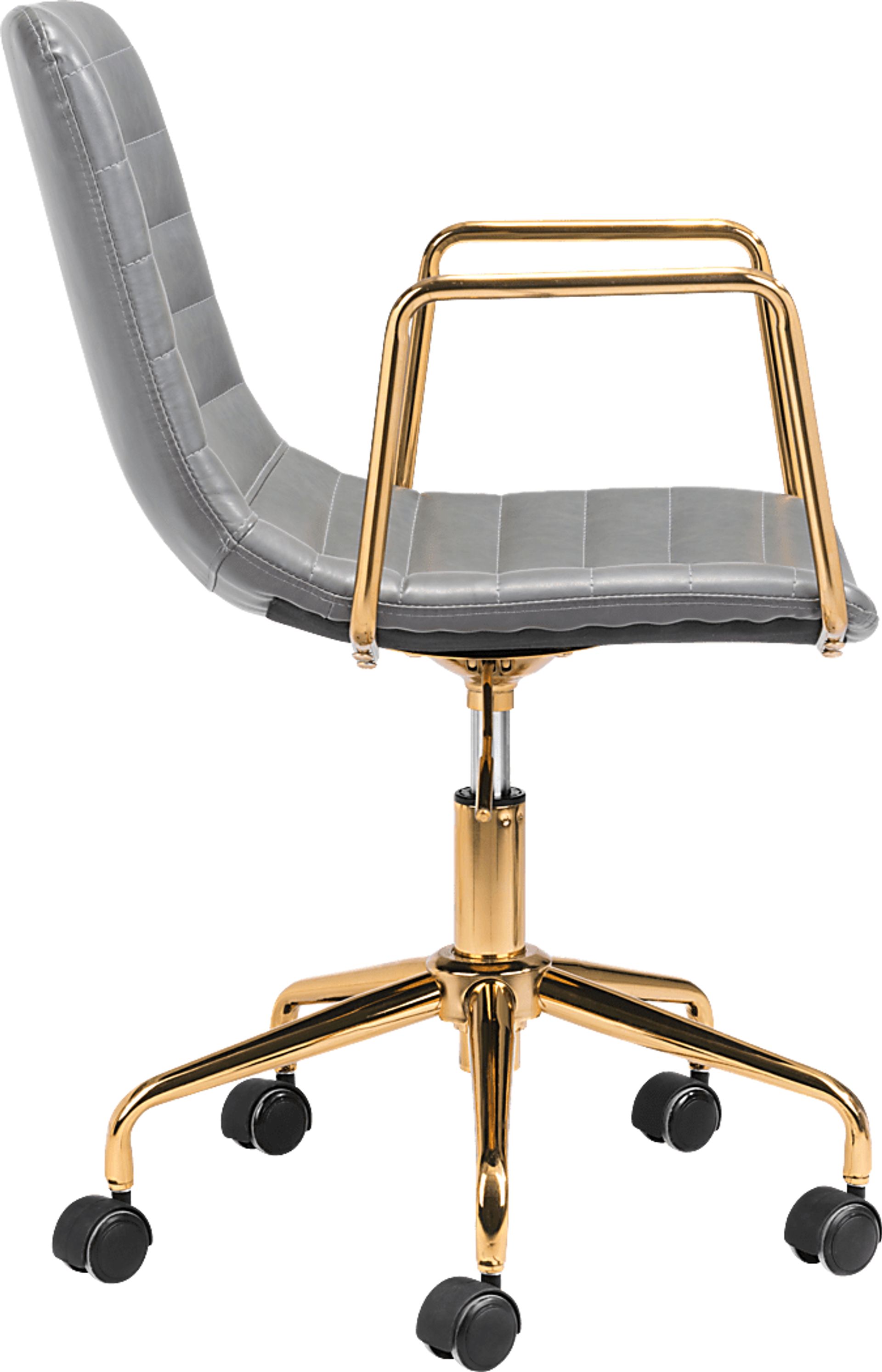 Vinicolla Gray Office Chair - Image 2