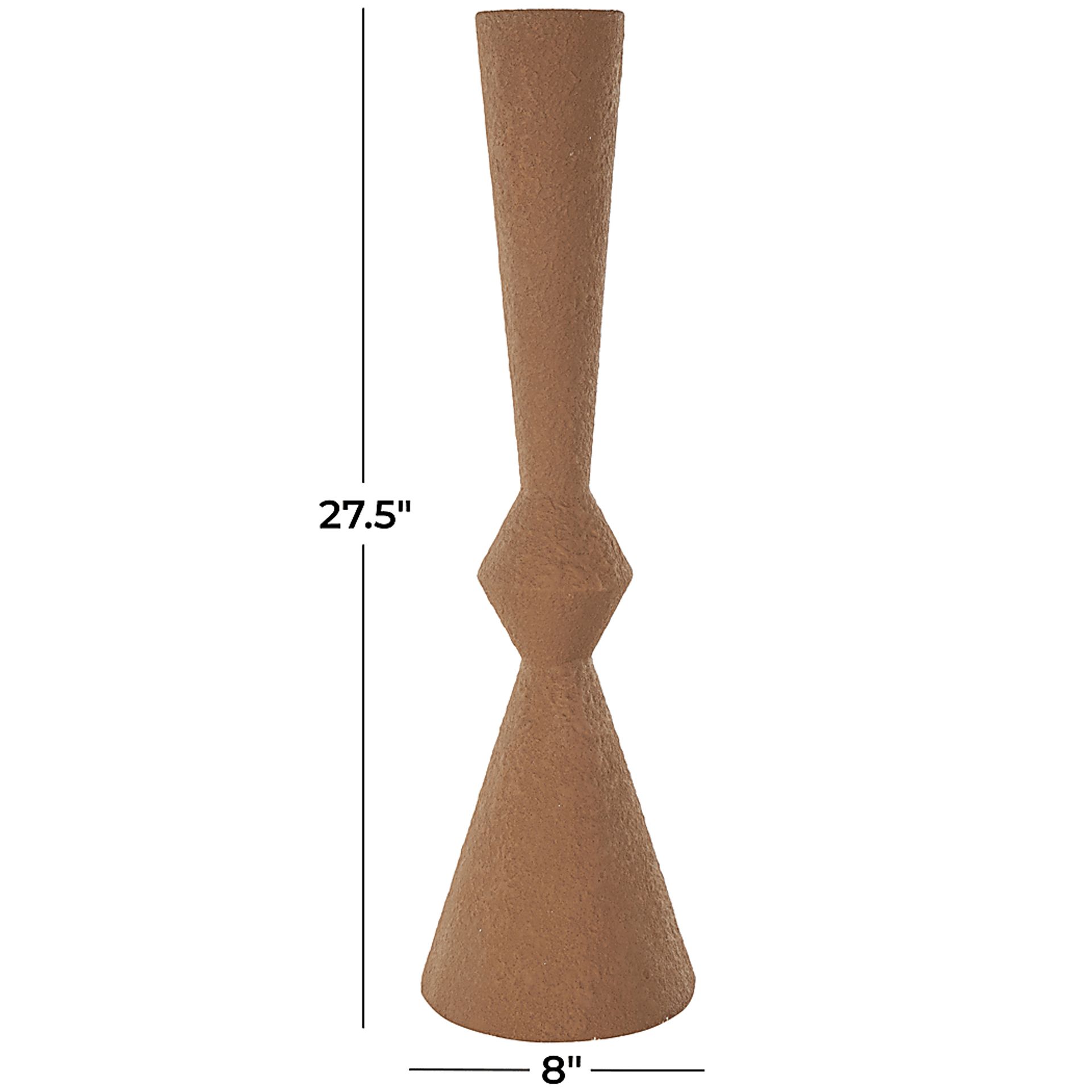 Vinie Brown Vase - Image 7