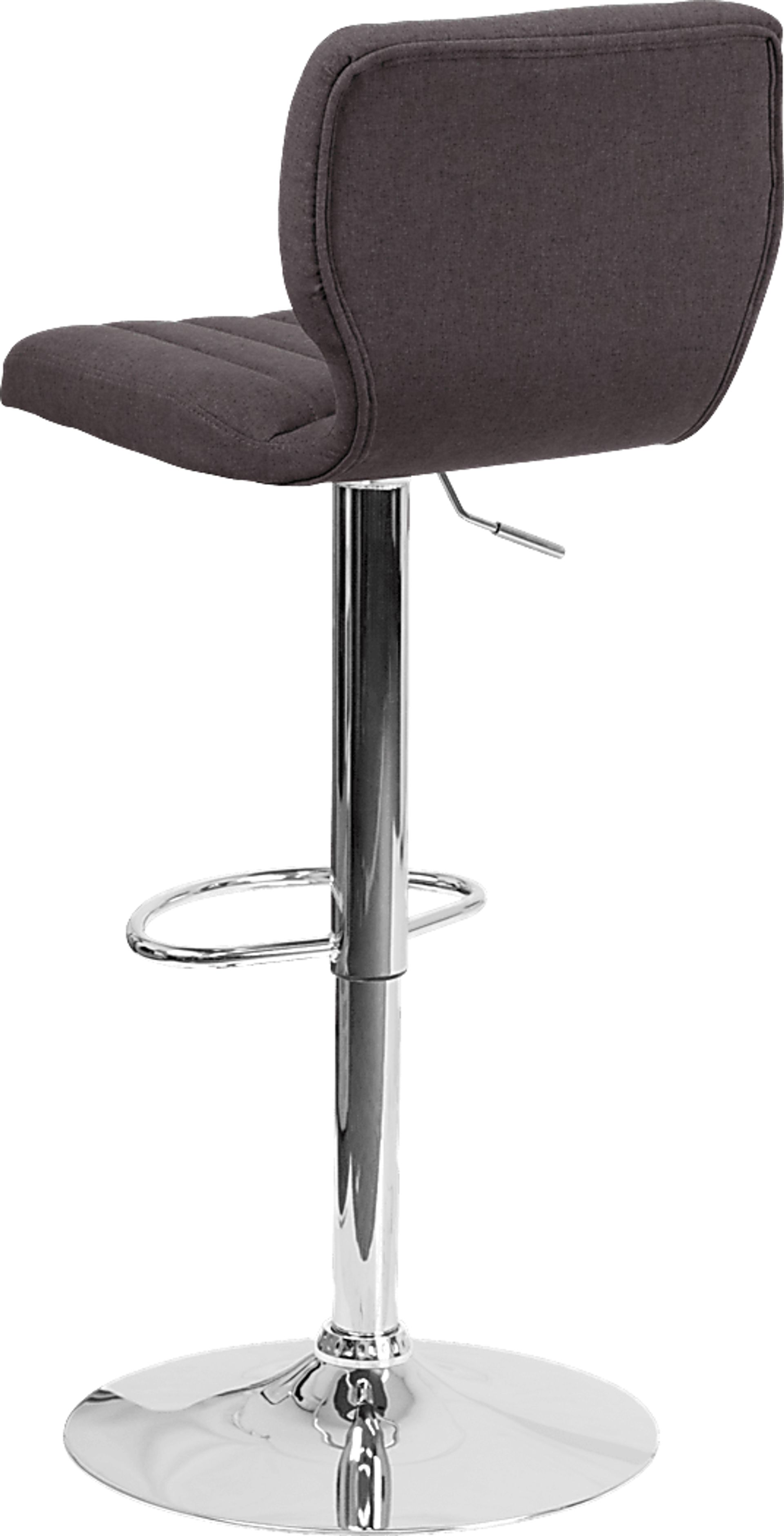 Vinnie Charcoal Adjustable Swivel Barstool - Image 3