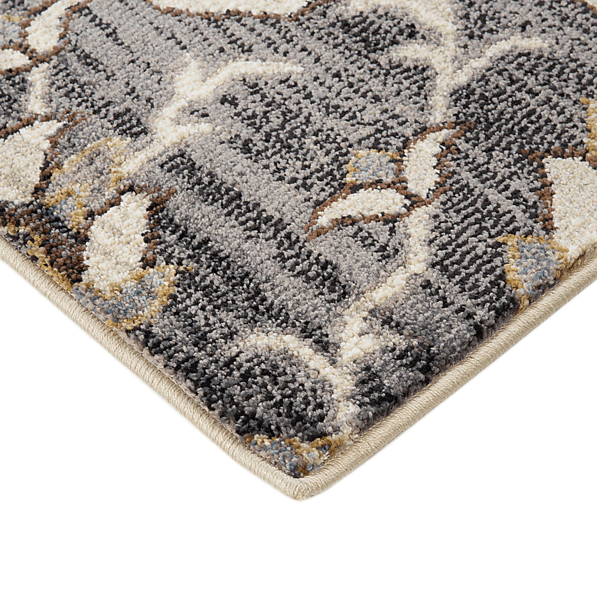 Vinrue Ivory/Blue 5'3 x 7'6 Rug - Image 9