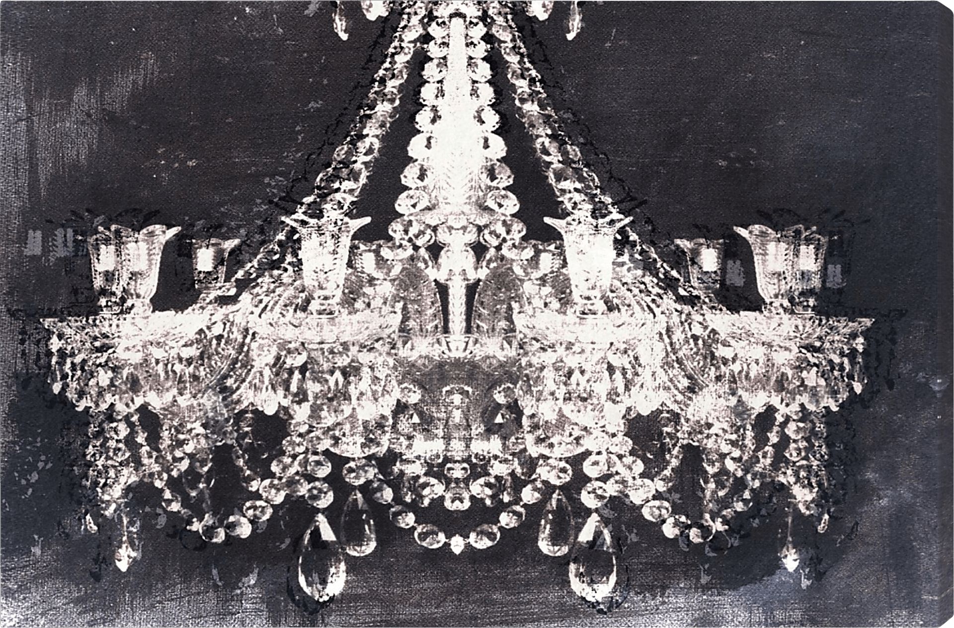 Vintage Gleam White Artwork - Image 1