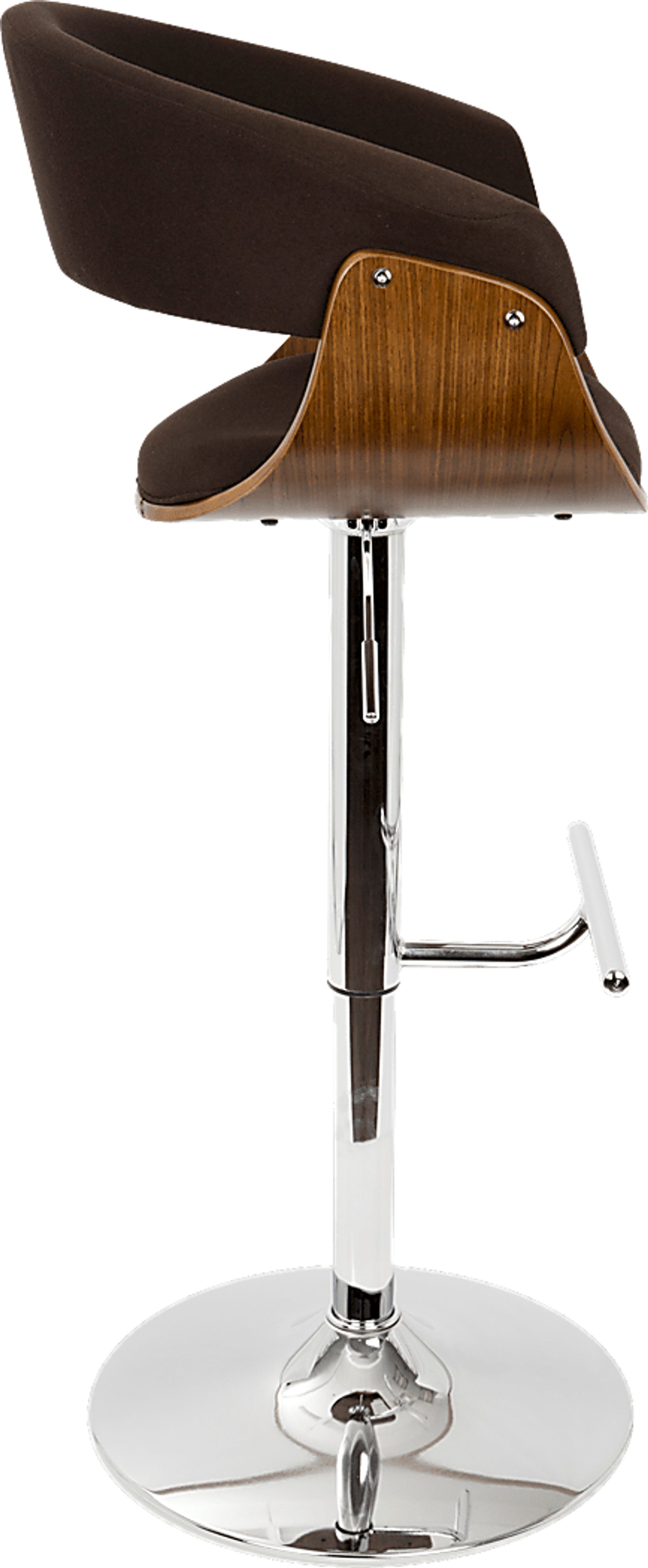 Vintage Mod Espresso Adjustable Barstool - Image 2