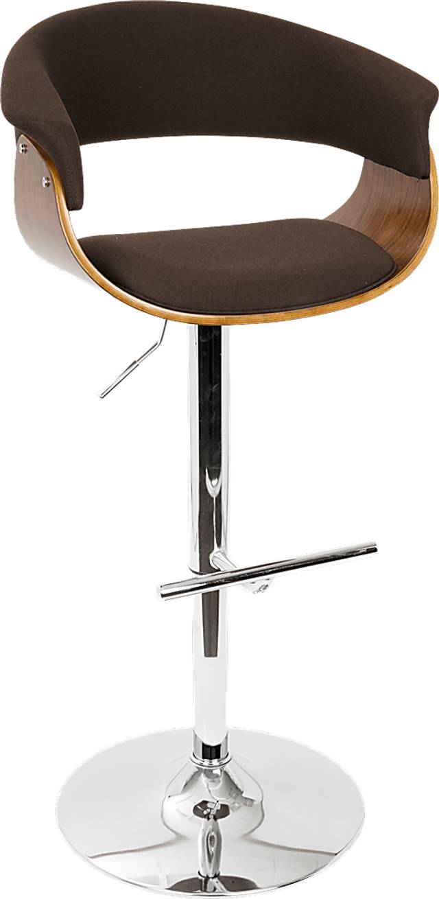 Vintage Mod Espresso Adjustable Barstool - Thumbnail - Image 1