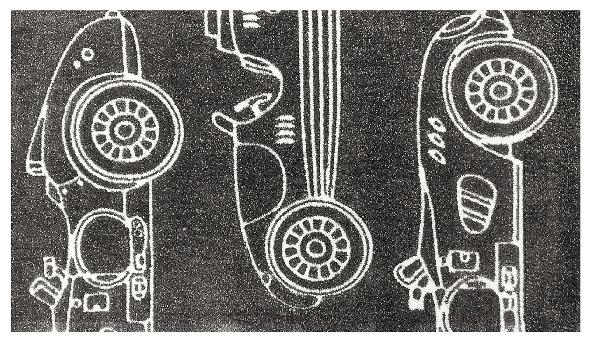 Vintage Roadway Gray 3' x 5' Rug - Image 1