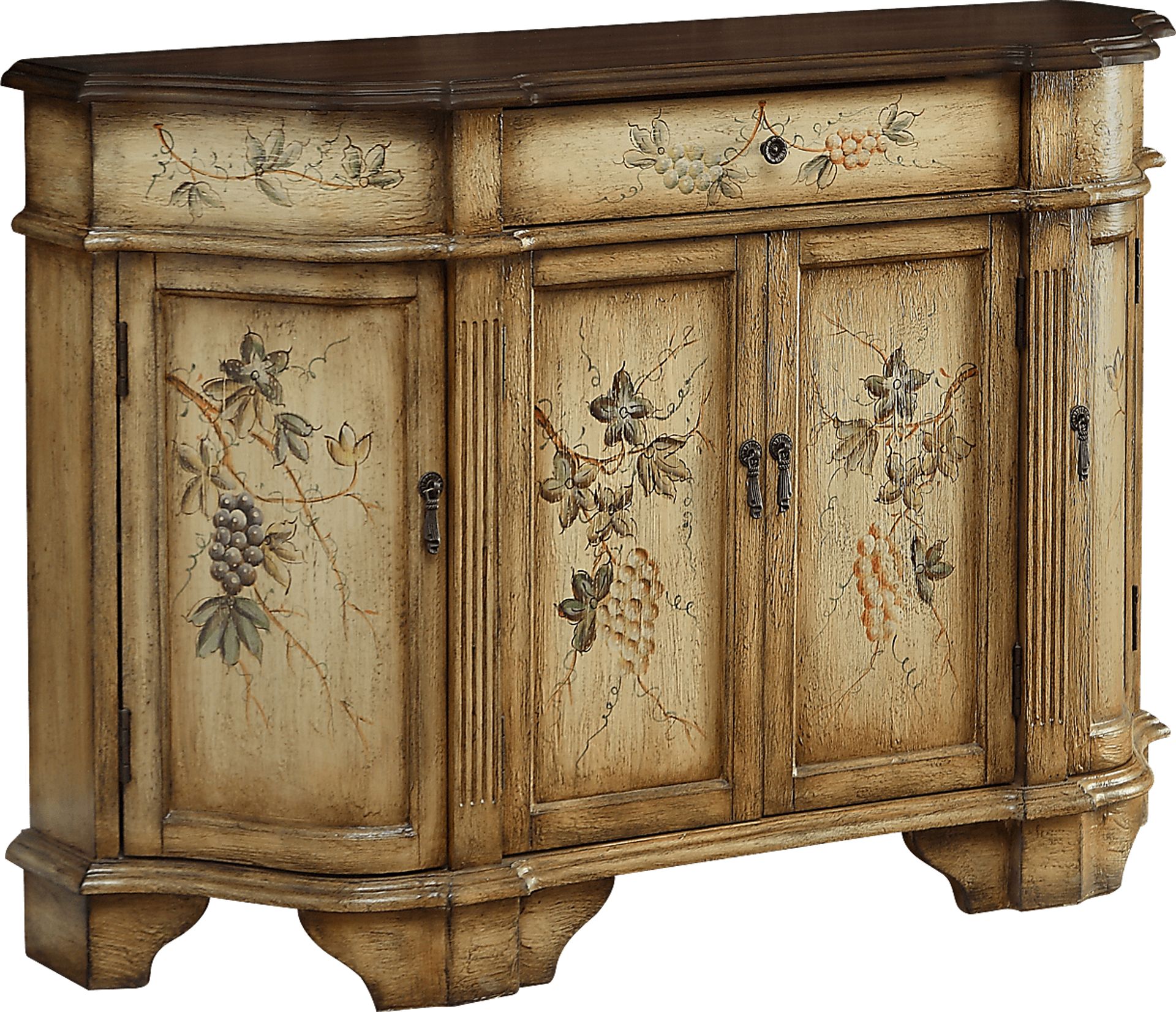 Vintage Vineyard Beige Accent Credenza - Image 2