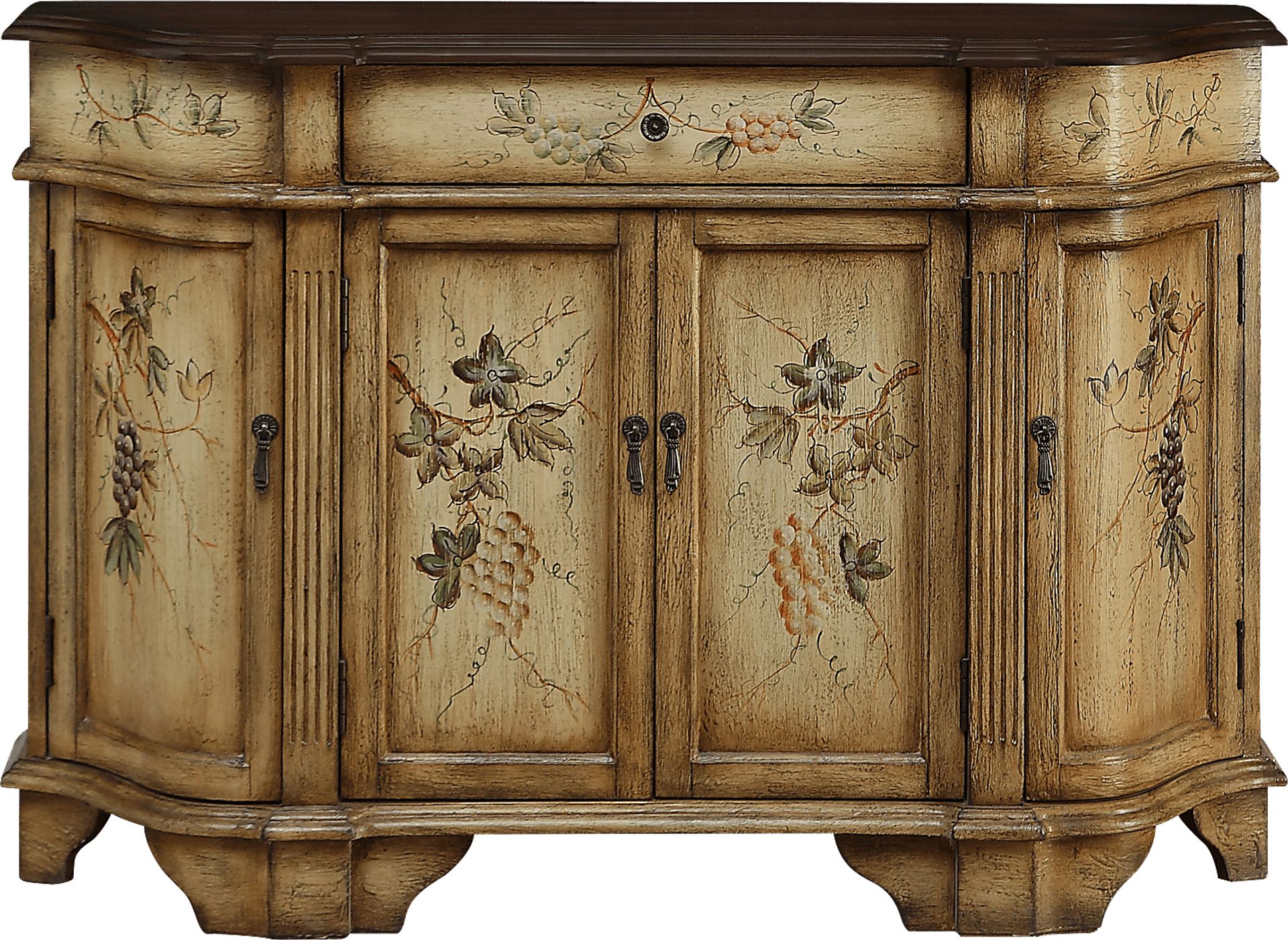 Vintage Vineyard Beige Accent Credenza - Image 1