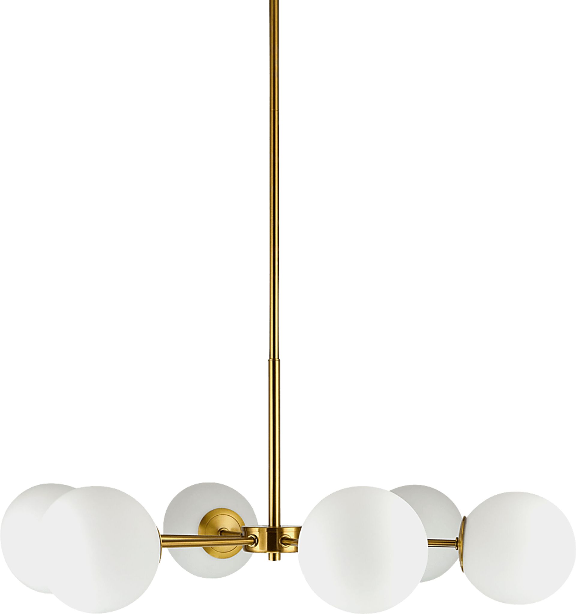 Vinton Home Brass Chandelier - Image 1