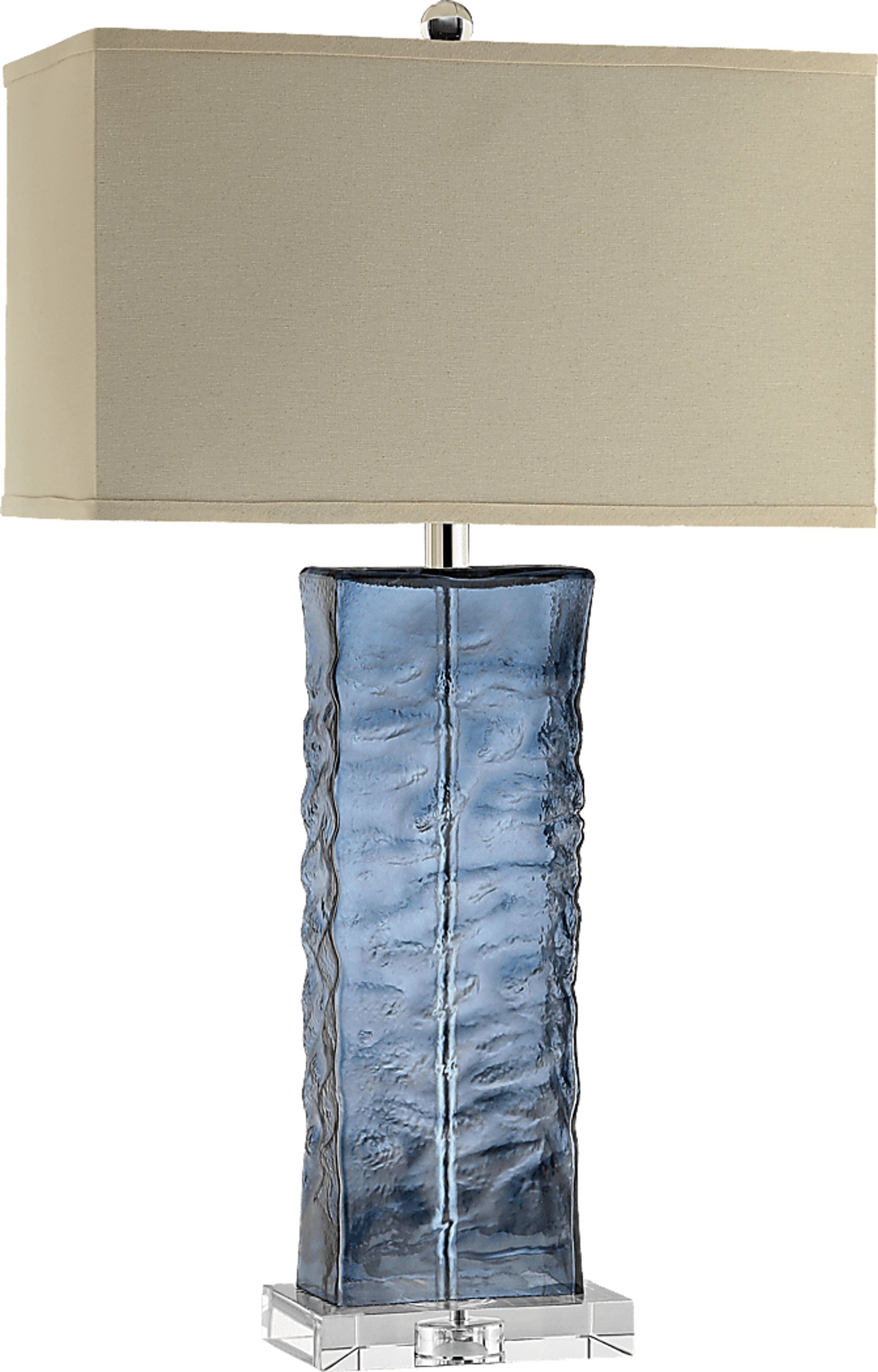 Vinton Road Blue Lamp - Image 1
