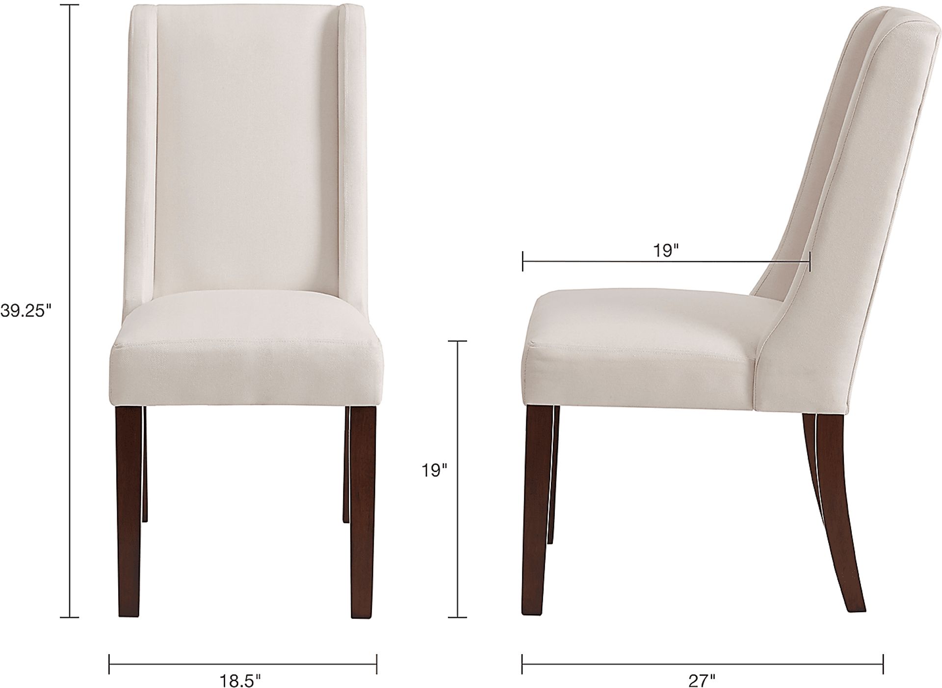 Vinvale Cream Side Chair, Set of 2 - Image 6