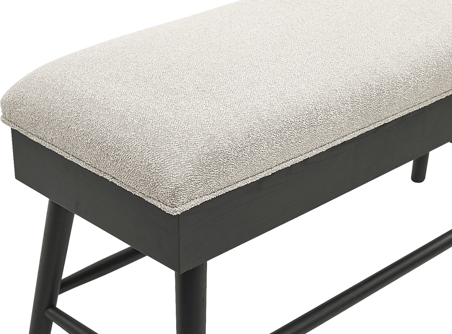 Viola Black Counter Height Storage Bench - Image 2