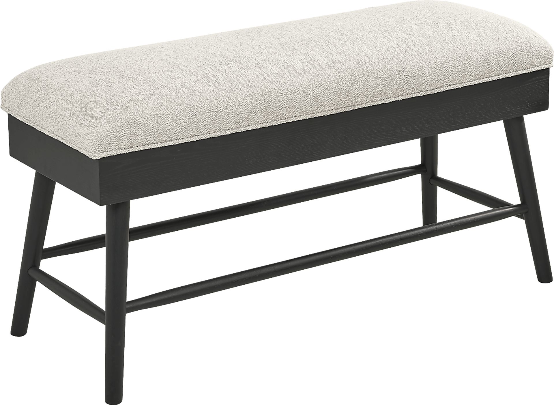 Viola Black Counter Height Storage Bench - Image 1