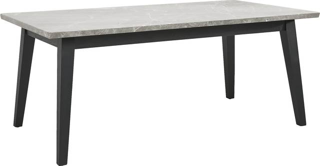 Viola Black 5 Pc Marble Top Dining Room - Thumbnail - Image 2