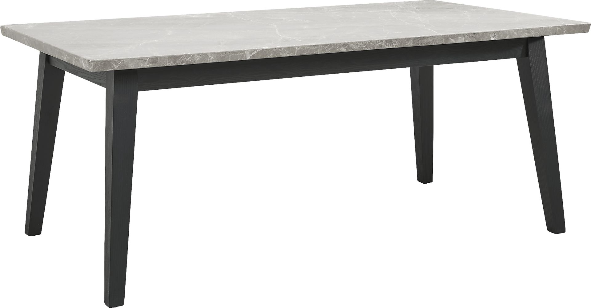 Viola Black 5 Pc Marble Top Dining Room - Image 2