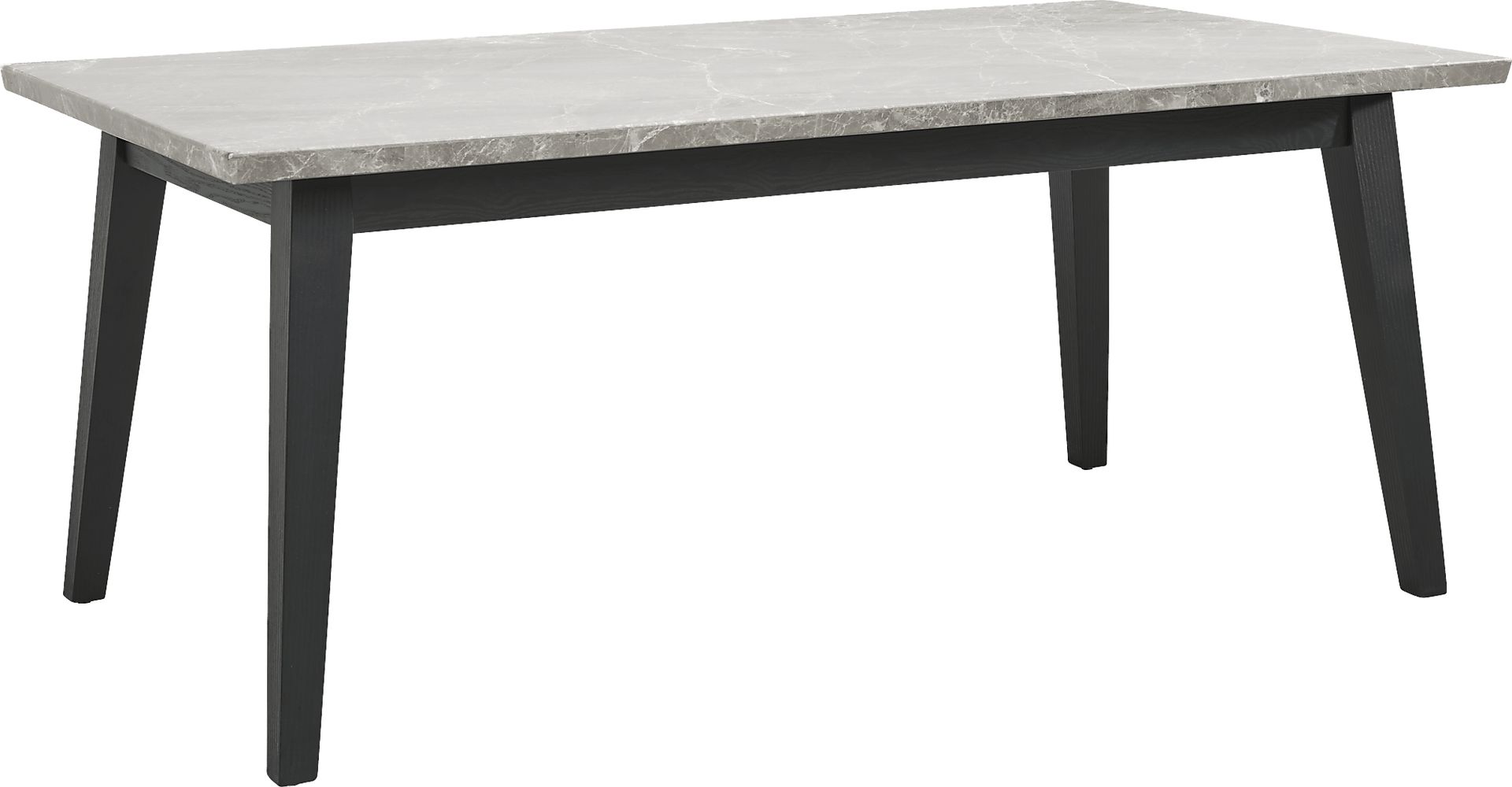 Viola Black Marble Top Dining Table - Image 1