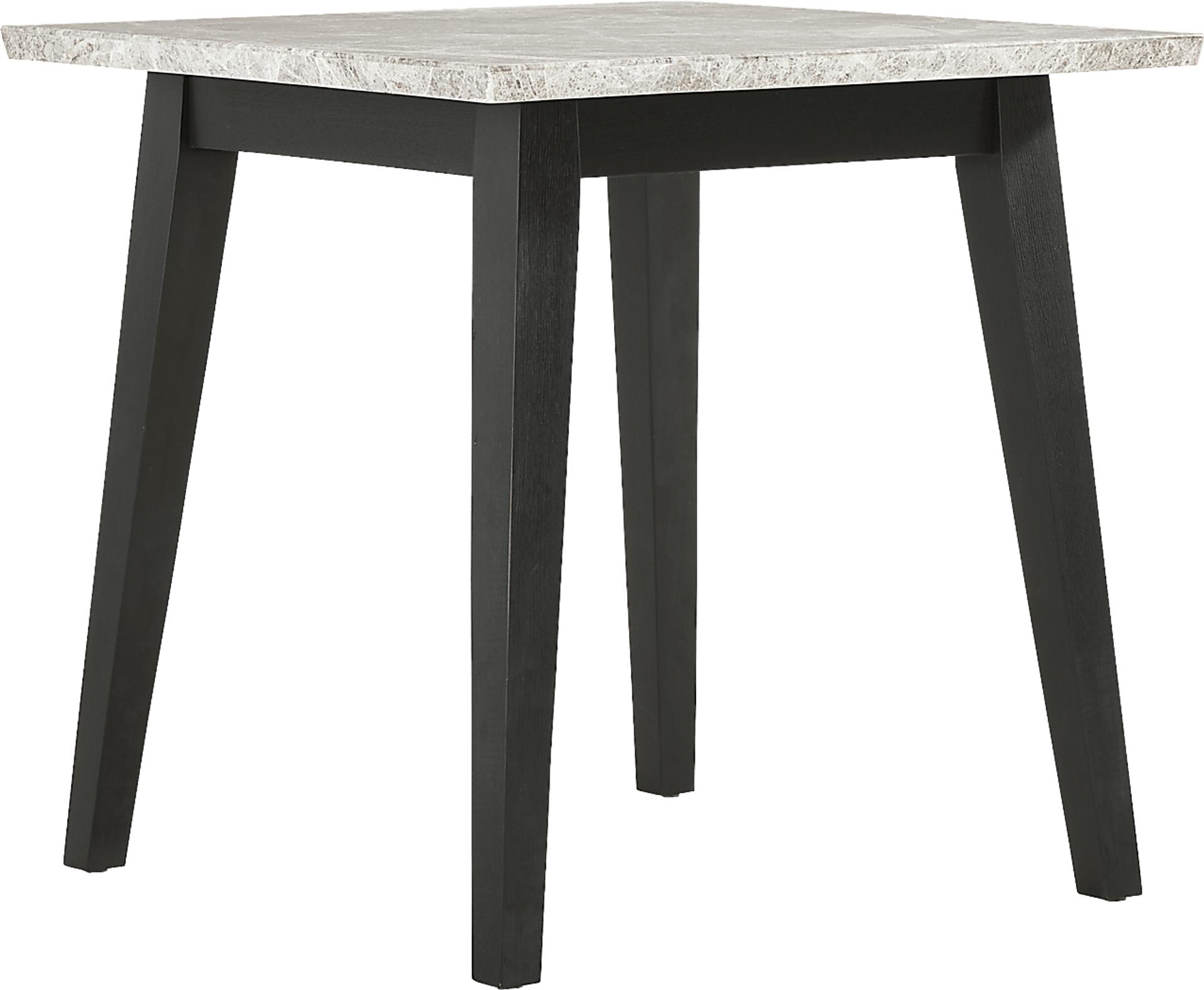 Viola Black Square Counter Height Dining Table
