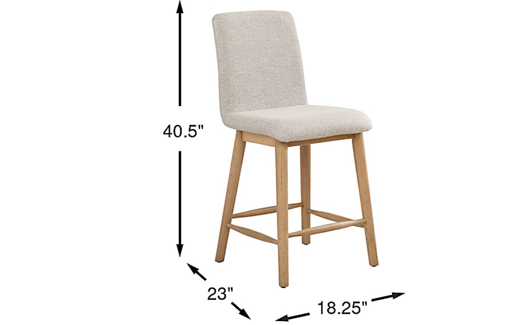 Viola Natural Counter Height Stool