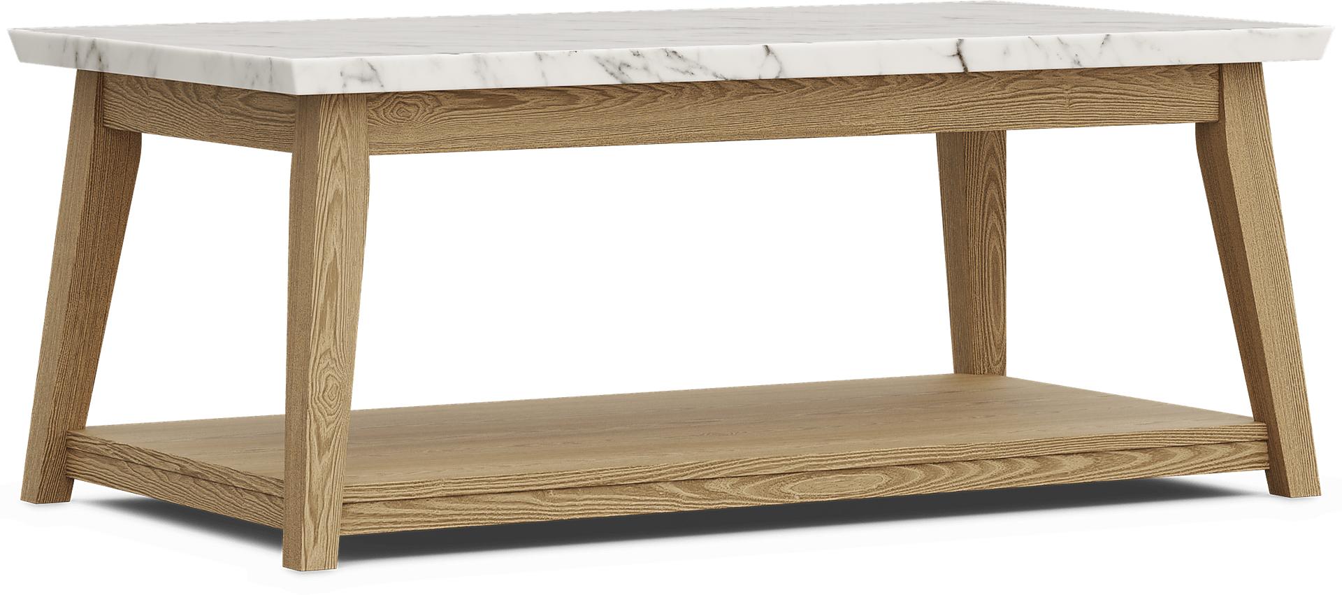 Viola Natural Marble Top Cocktail Table