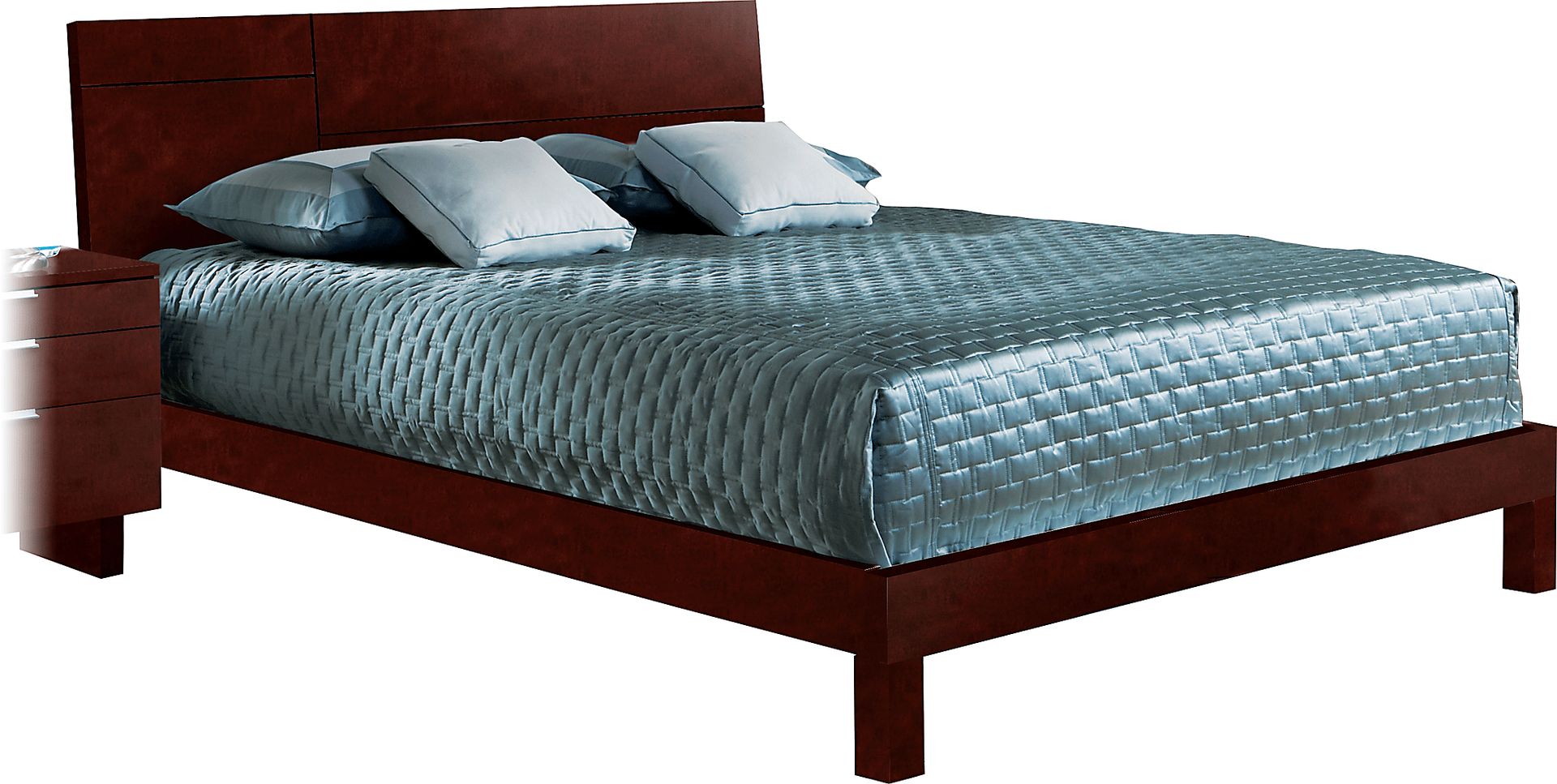 Violet Merlot 3 Pc Queen Bed - Image 1
