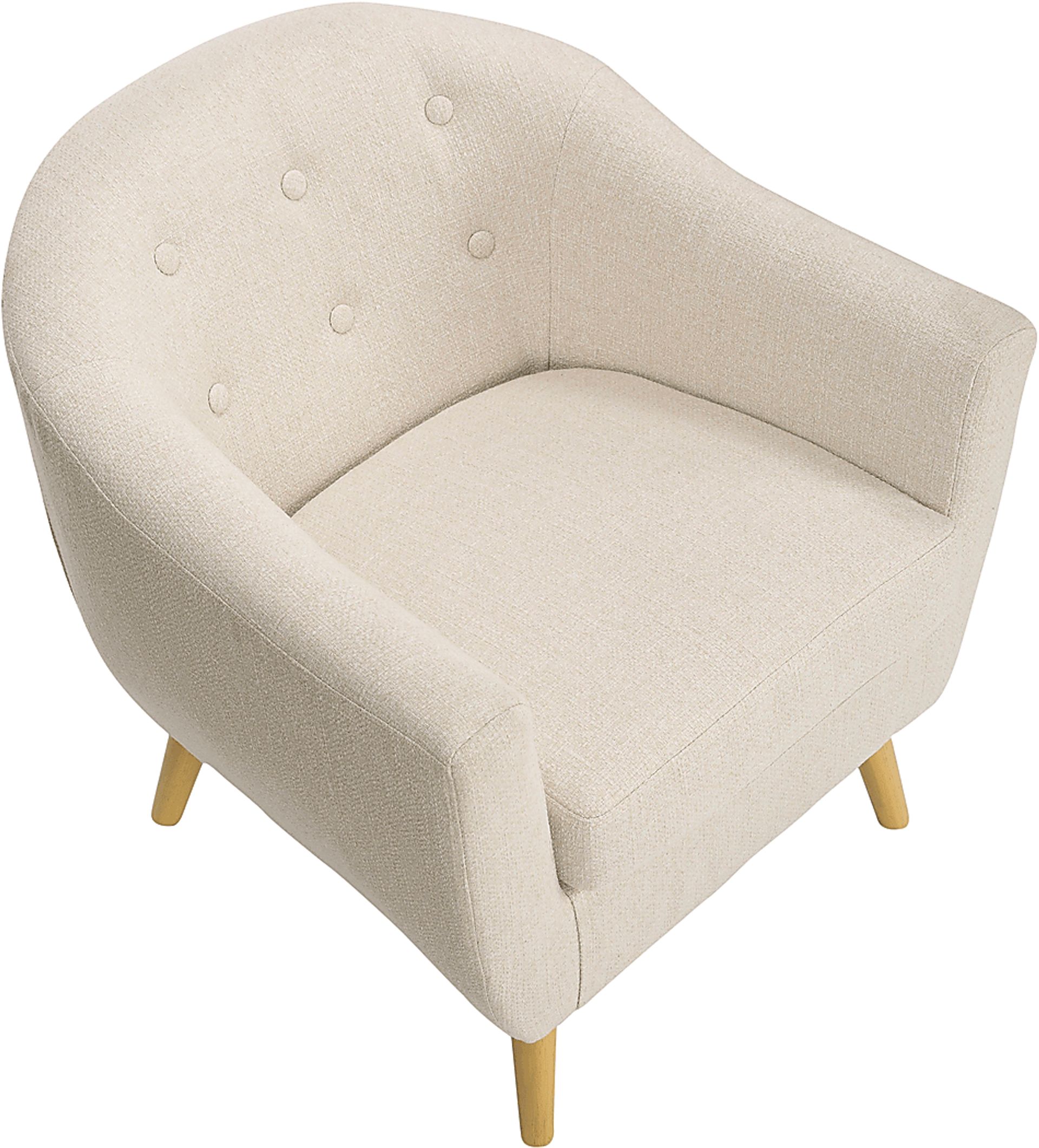 Violwell Cream Accent Chair - Image 4