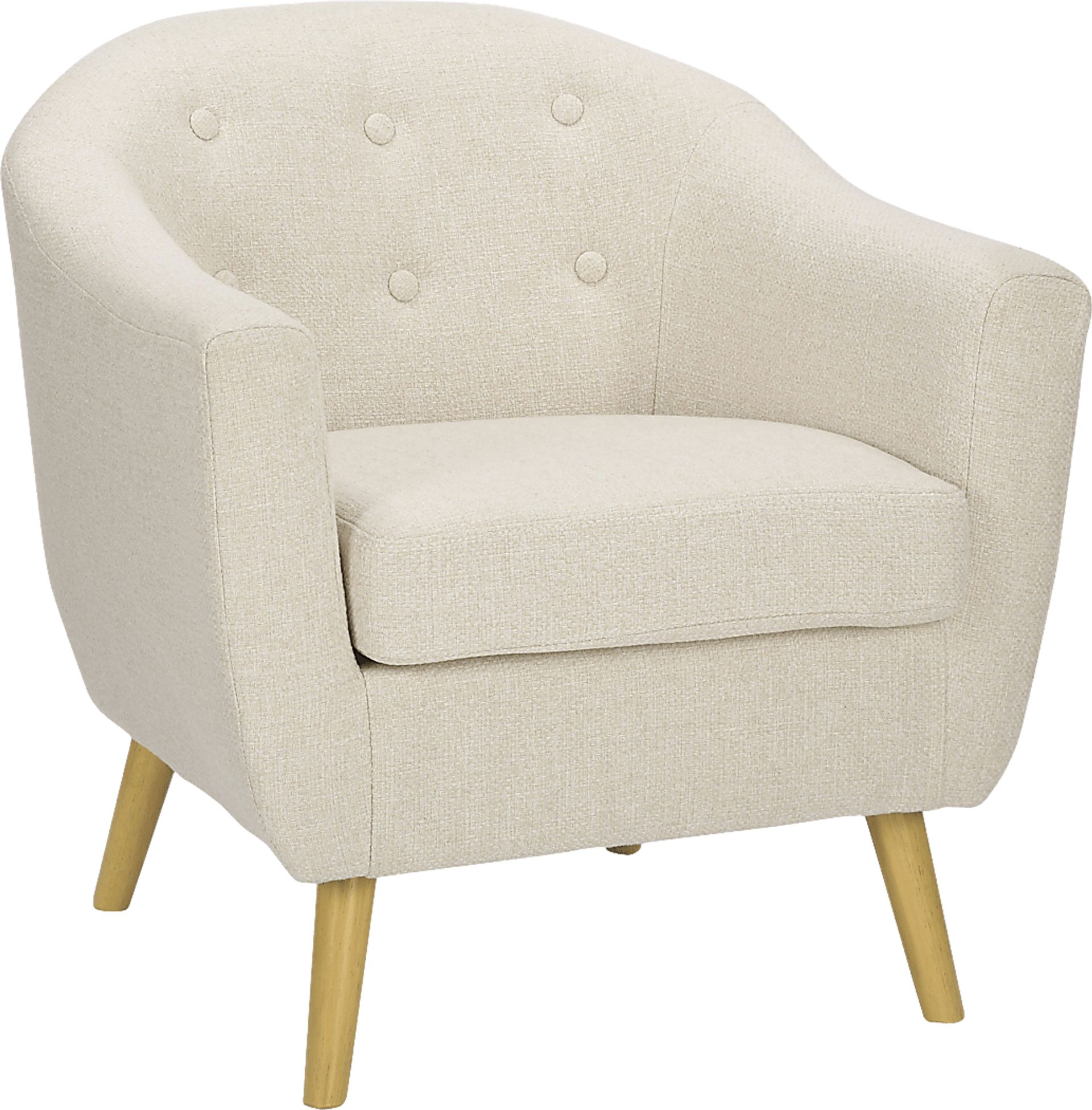 Violwell Cream Accent Chair - Image 1