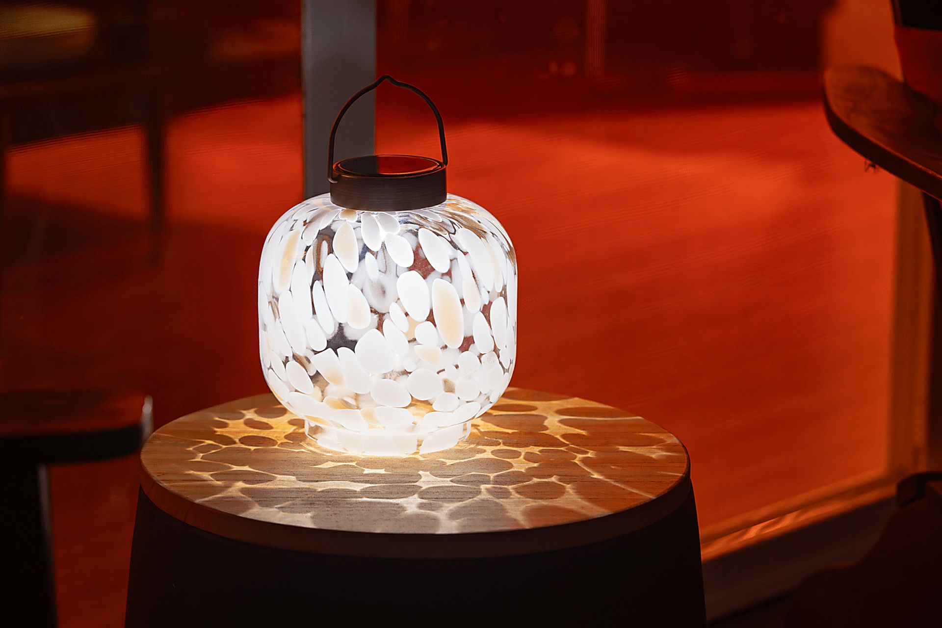 Virela White Outdoor Lantern - Image 2