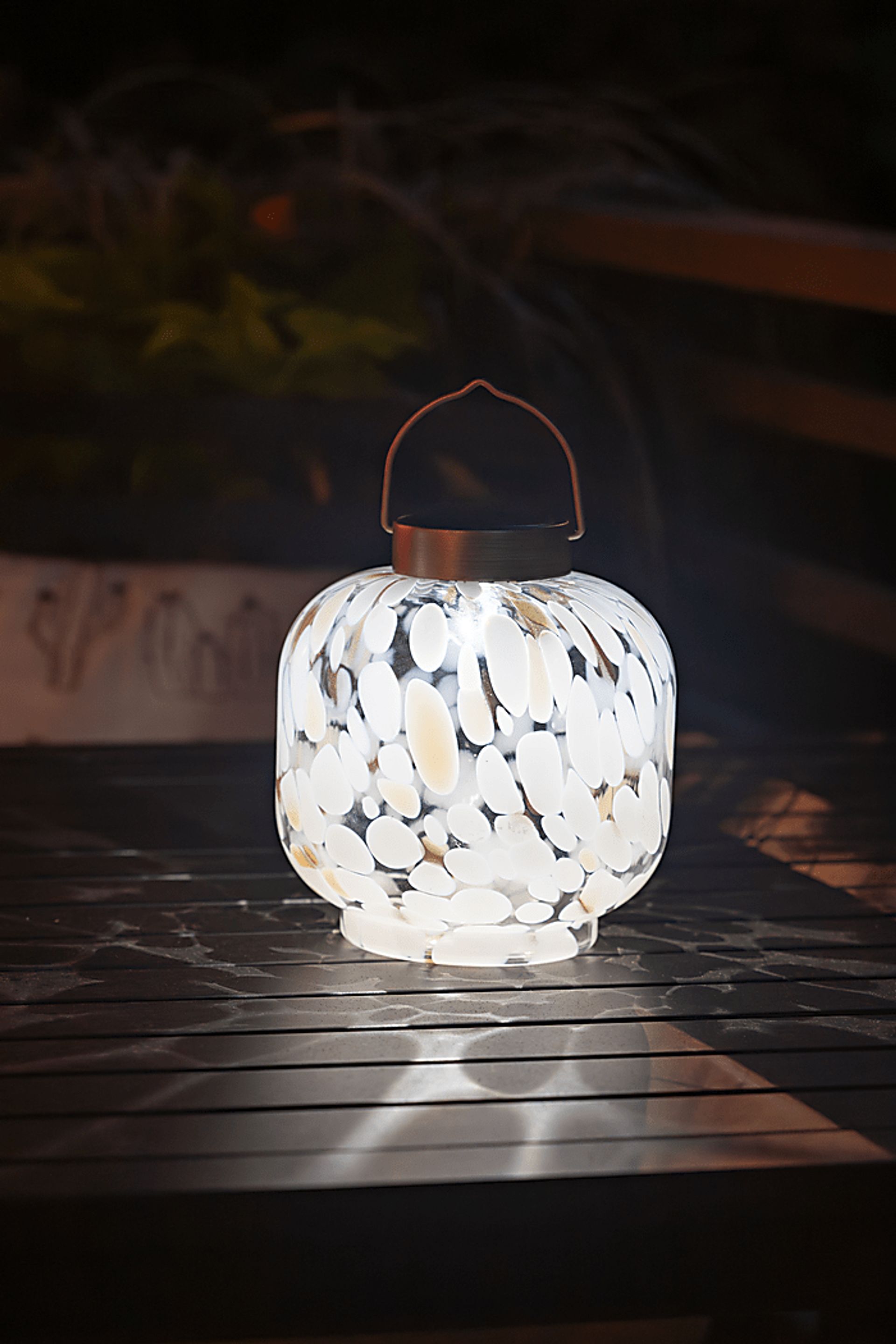 Virela White Outdoor Lantern - Image 4