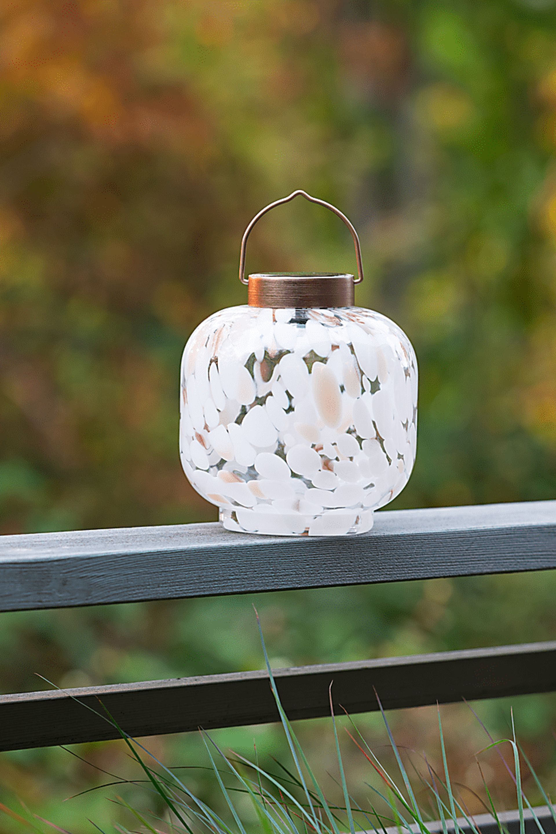 Virela White Outdoor Lantern - Image 7