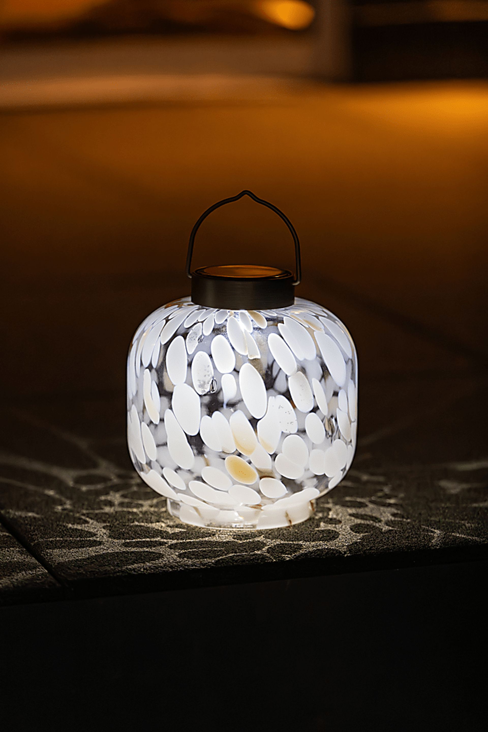 Virela White Outdoor Lantern - Image 9