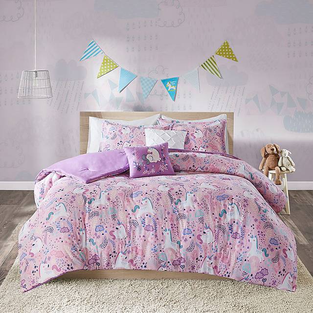 Vireo Pink Twin Comforter Set - Thumbnail - Image 9
