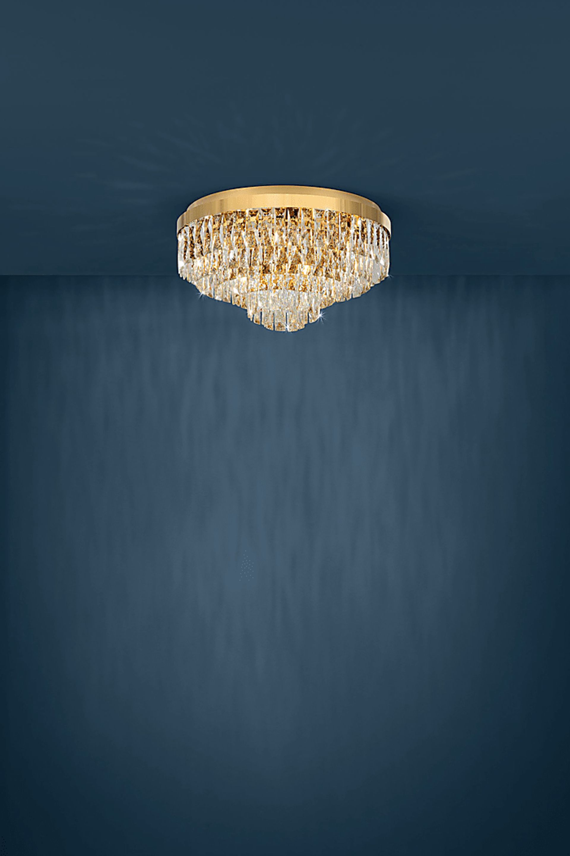Virgil Sea Gold Flush Mount - Image 2