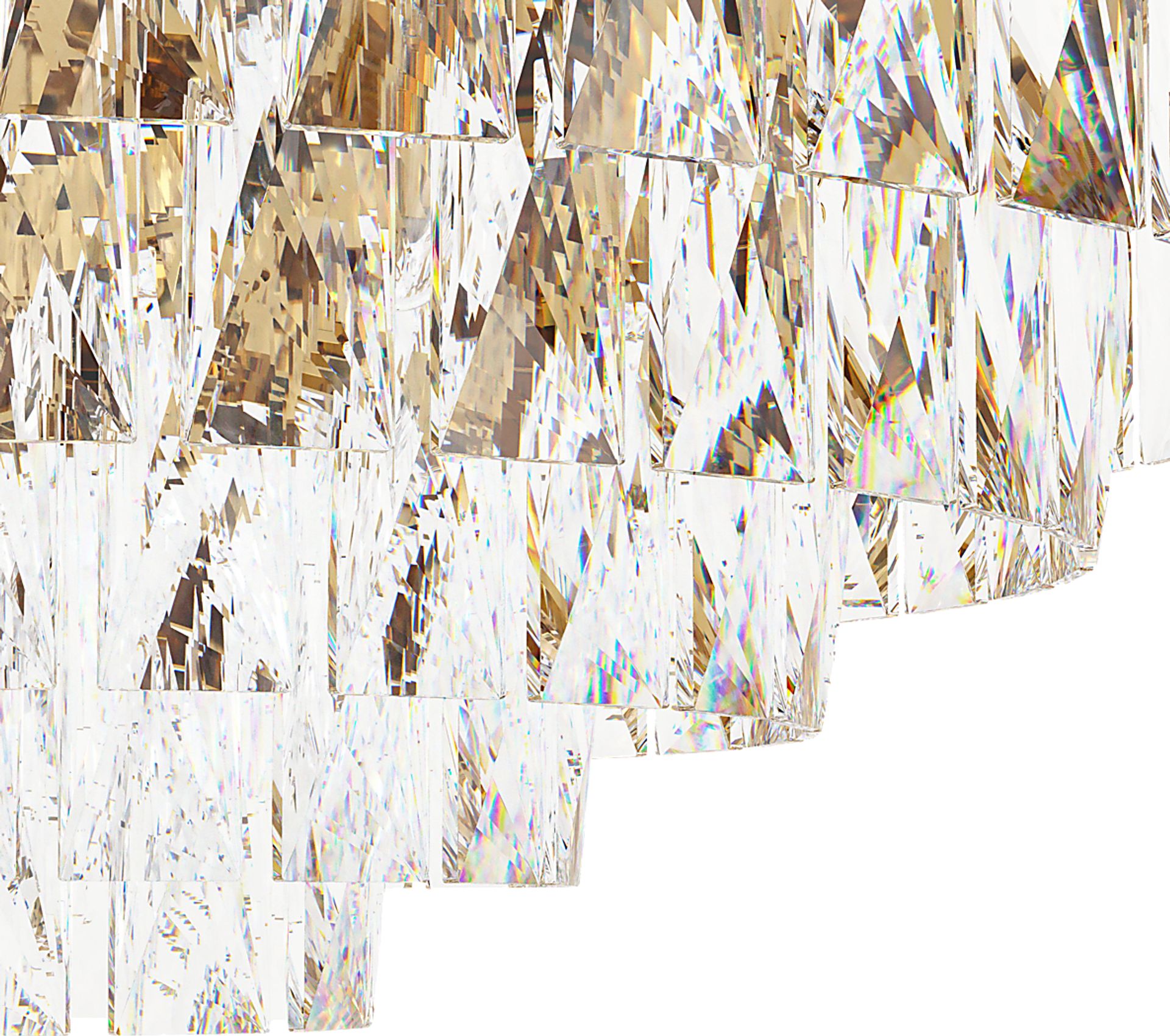 Virgil Sea Gold Flush Mount - Image 3