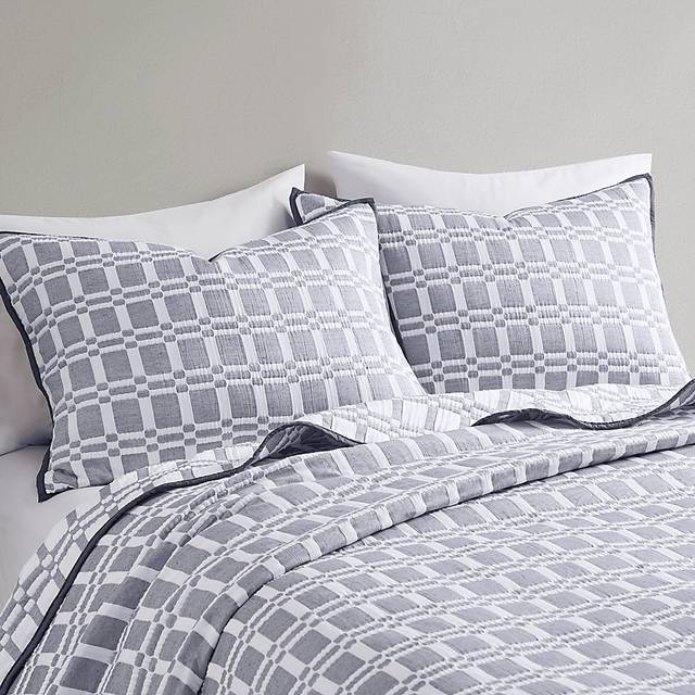Viriole Gray 3 Pc King/California King Coverlet Set - Thumbnail - Image 11