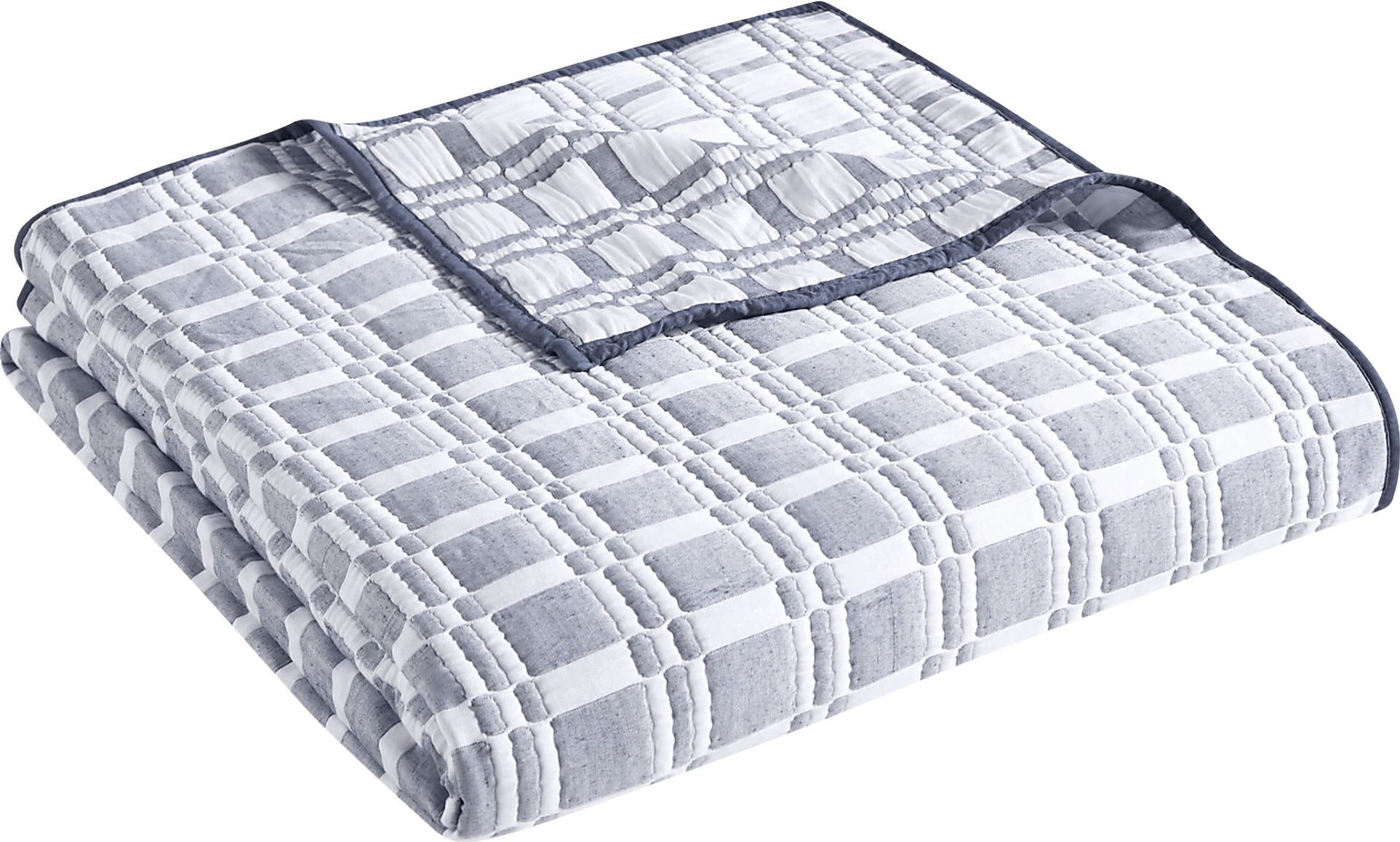 Viriole Gray 3 Pc King/California King Coverlet Set - Image 3
