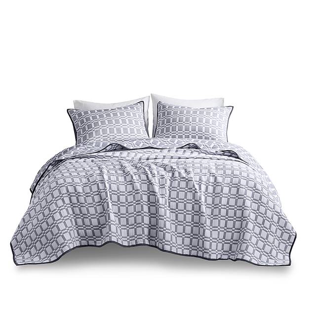 Viriole Gray 3 Pc King/California King Coverlet Set - Thumbnail - Image 6