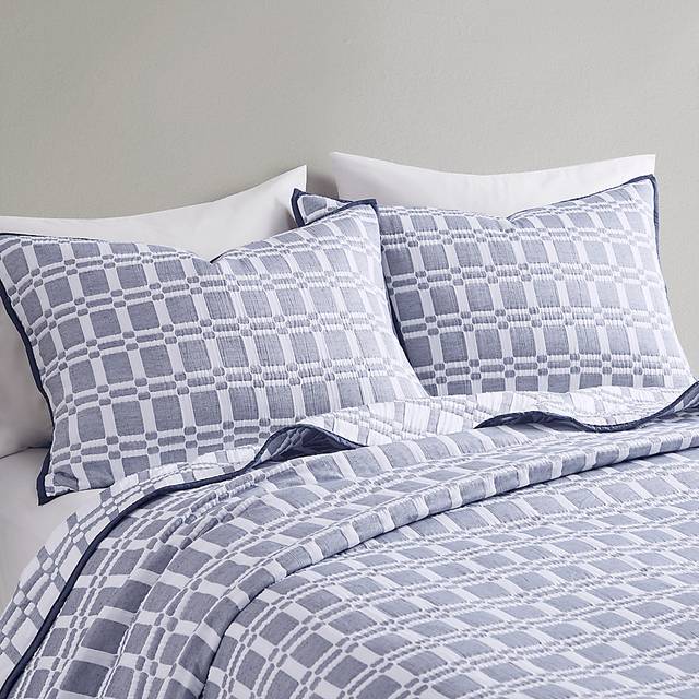 Viriole Indigo 3 Pc King/California King Coverlet Set - Thumbnail - Image 2