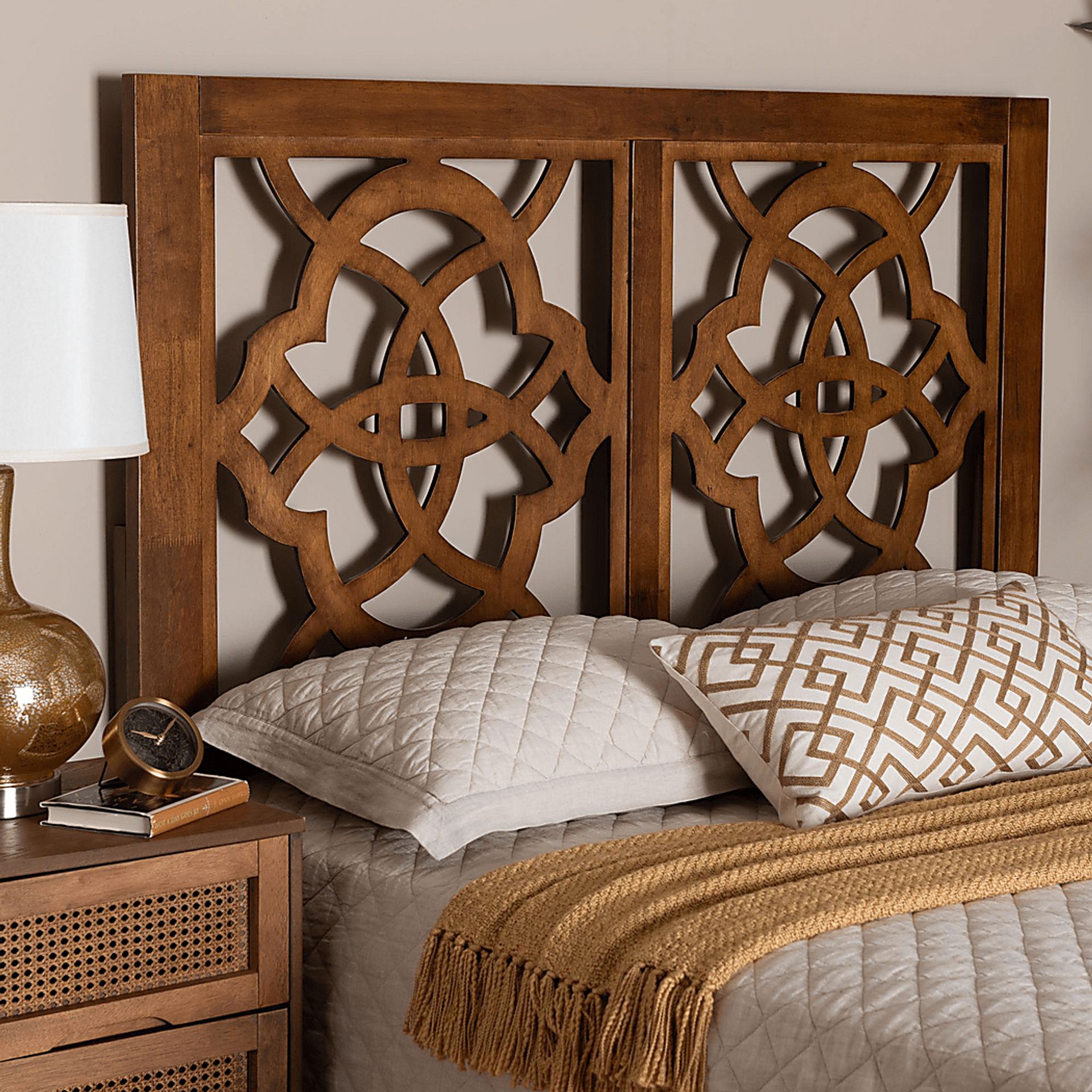 Virlilia Walnut Brown Queen Headboard - Image 2