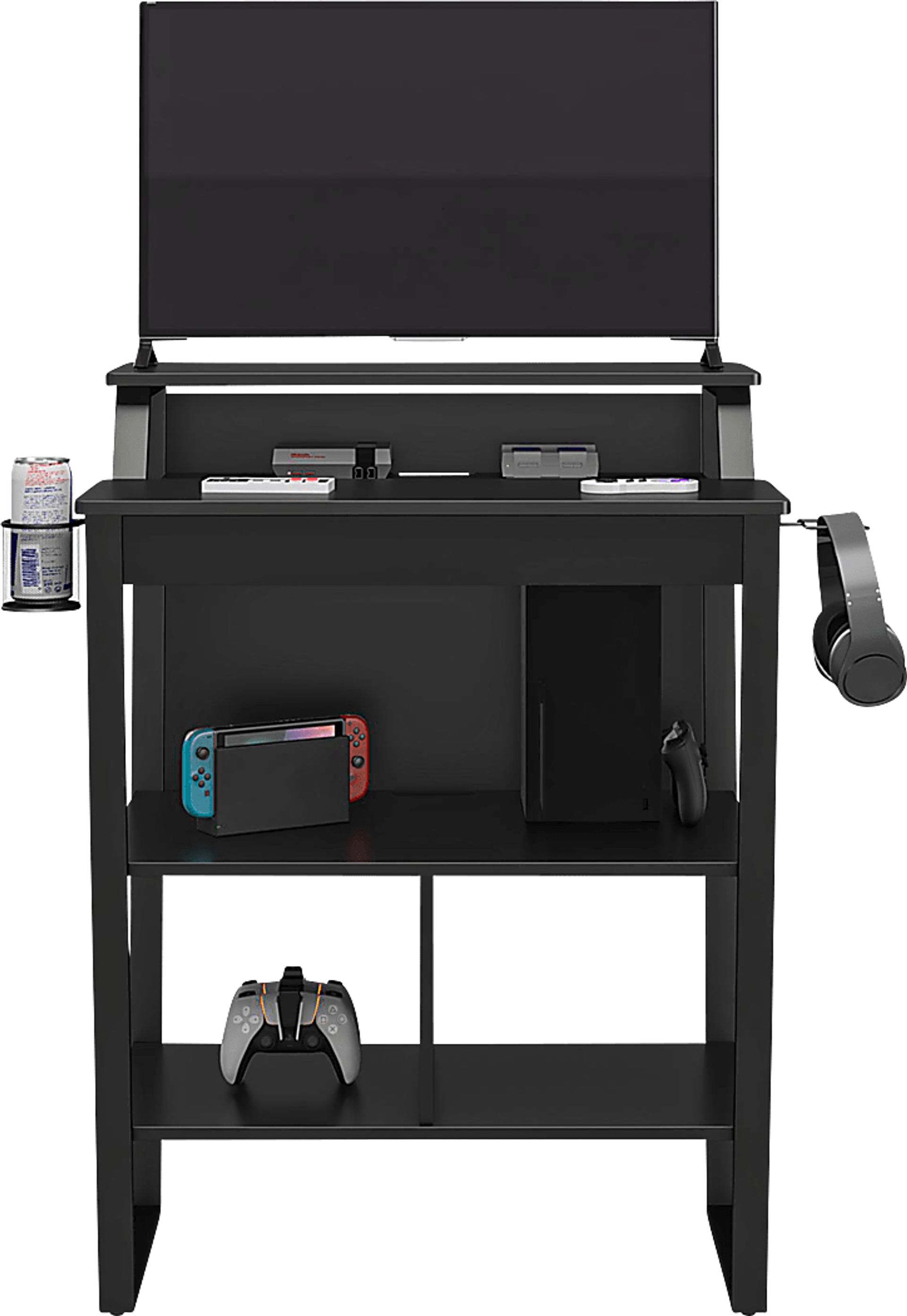 Virmar Black Gaming Desk - Image 5