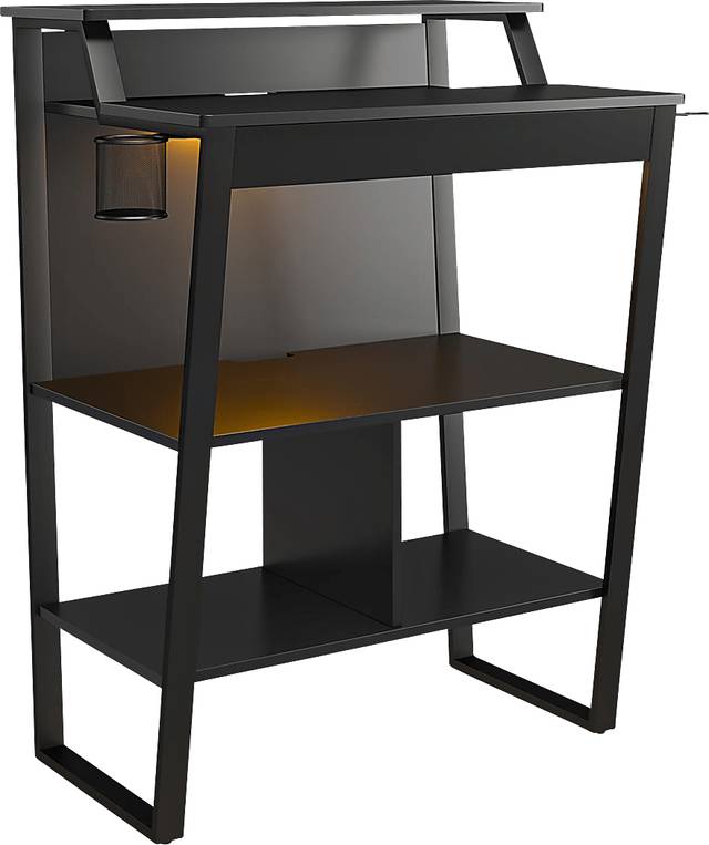 Virmar Black Gaming Desk - Thumbnail - Image 6
