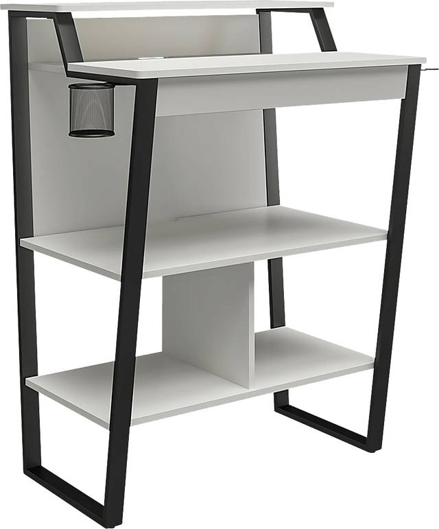 Virmar White Gaming Desk - Thumbnail - Image 1