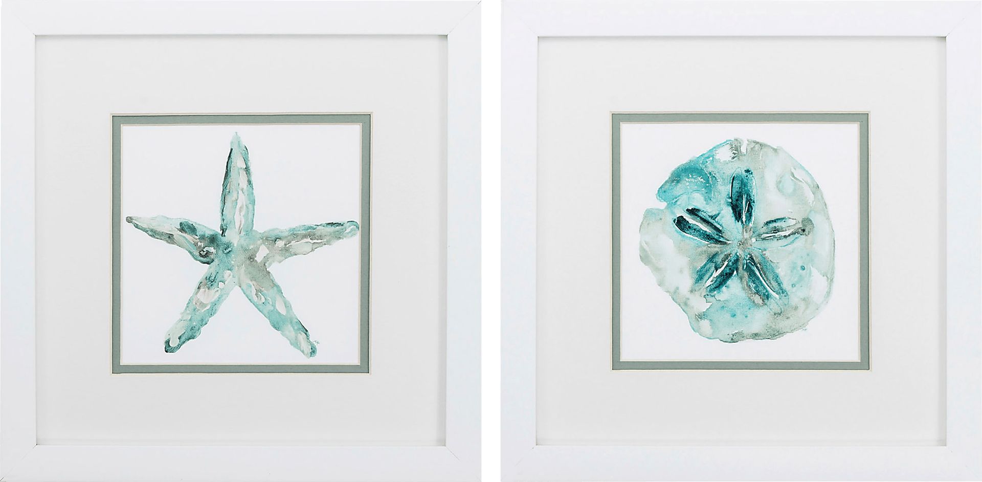 Vironcia Blue Artwork, Set of 2 - Image 1