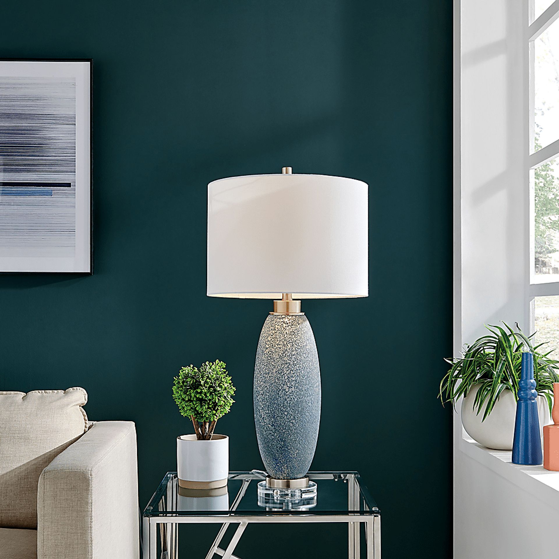 Viscaya Bay Blue Lamp - Image 2