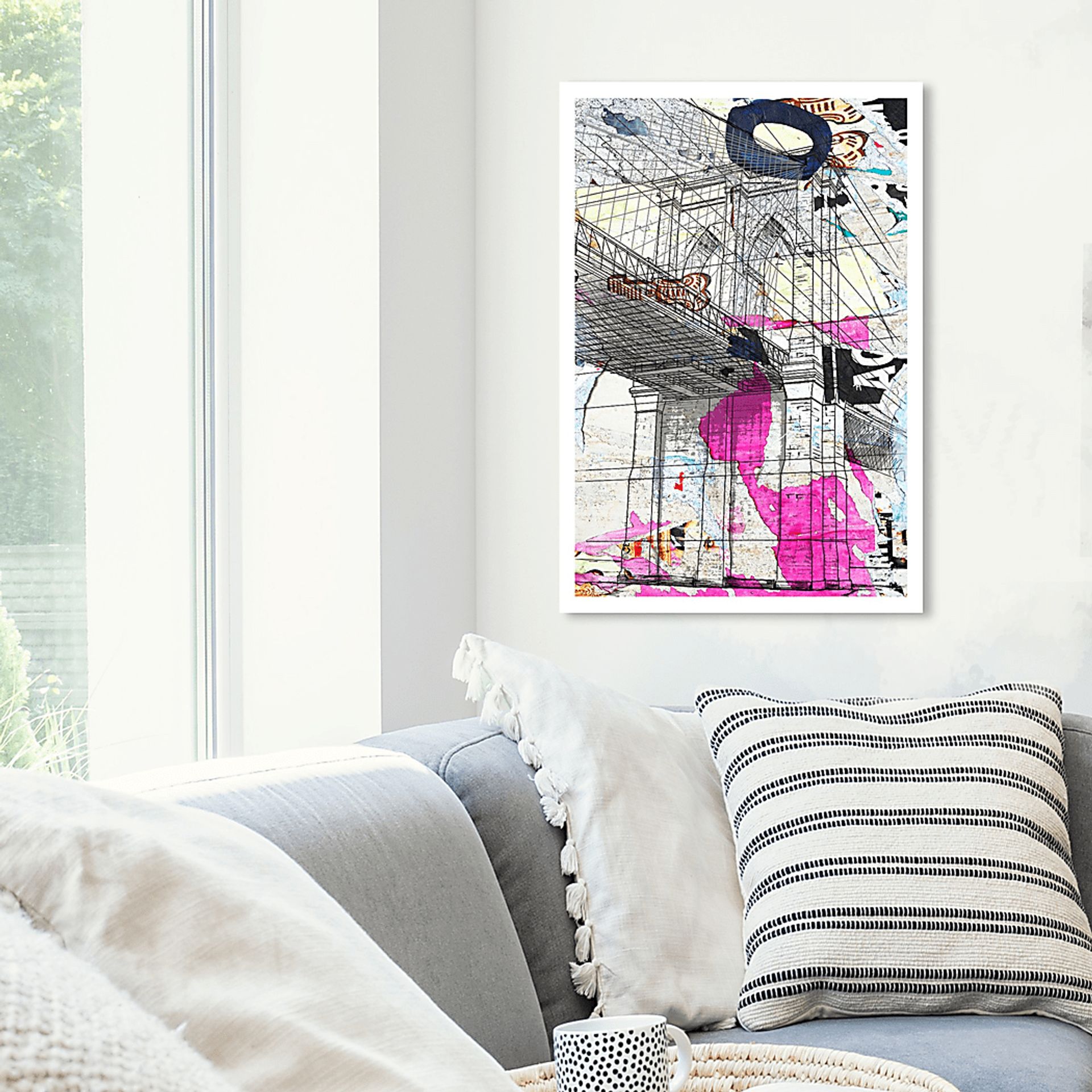 Visionary Glimpse White Artwork - Image 4