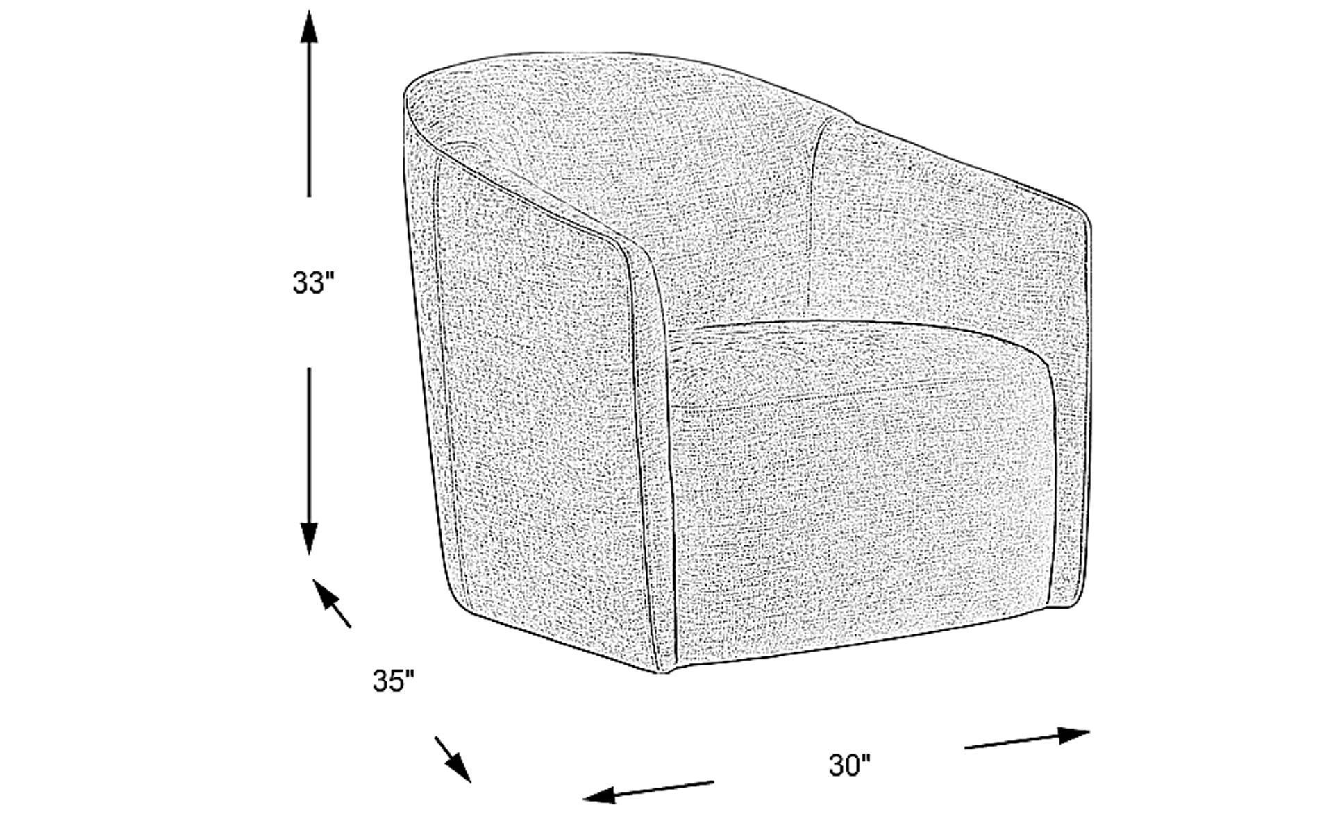 Dimension Image. Please refer to the Dimension Tab on this page for dimension details.