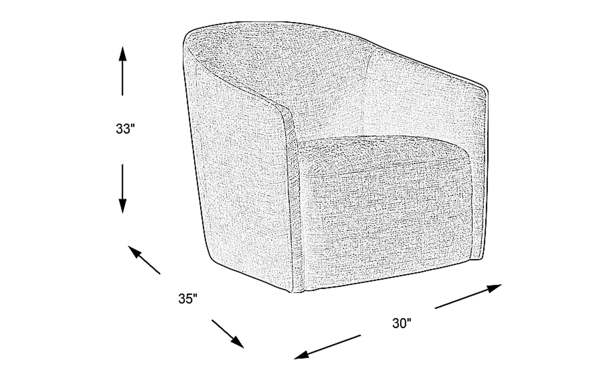Dimension Image. Please refer to the Dimension Tab on this page for dimension details.