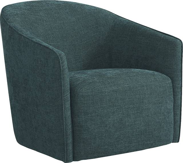 Vista Ridge Teal Swivel Chair - Thumbnail - Image 1