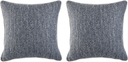 Vista Slate Slate Blue Indoor/Outdoor Accent Pillow, Set of 2