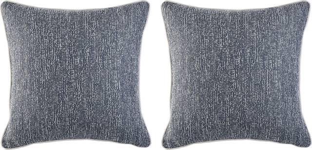 Vista Slate Slate Blue Indoor/Outdoor Accent Pillow, Set of 2 - Thumbnail - Image 1