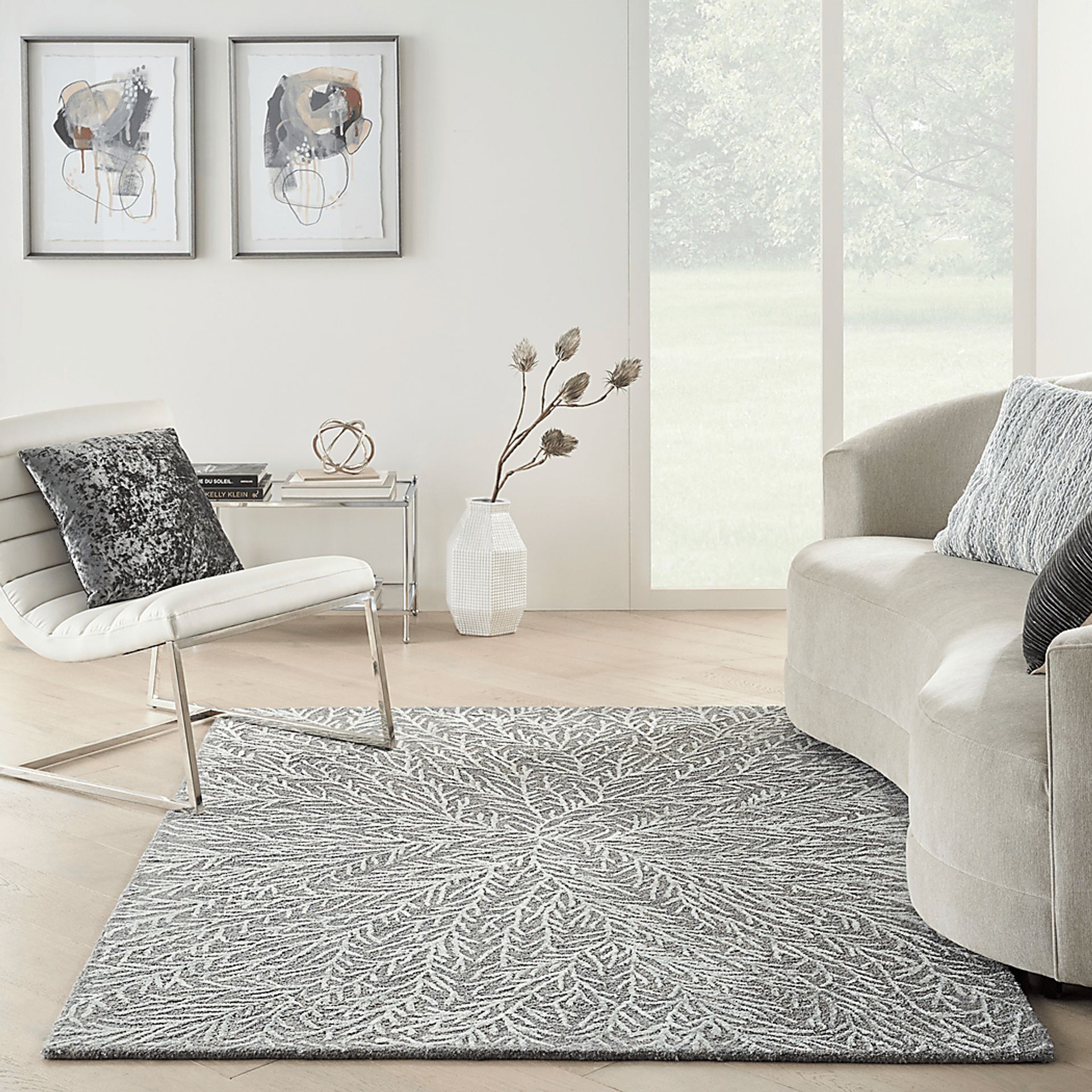 Vista Valley Gray 5'3" x 7'3" Rug - Image 7