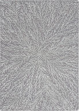 Vista Living Performance White/Gray Rug